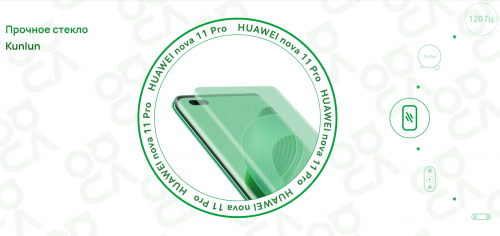 Сотовый телефон Huawei Nova 11 Pro 8/256Gb Green. Фото 4 в описании