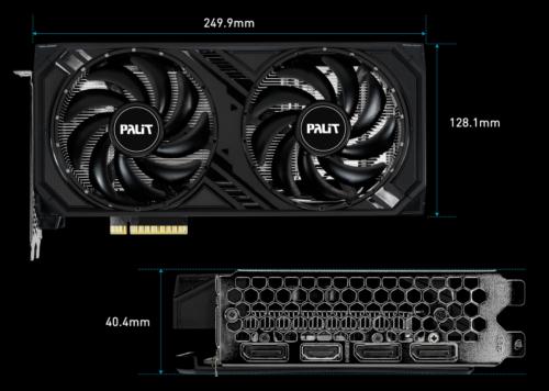 Видеокарта Palit nVidia GeForce RTX 4060 DUAL OC 8G 1830Mhz PCI-E 8192Mb 17000Mhz 128 bit HDMI 3xDP NE64060T19P1-1070D. Фото 10 в описании