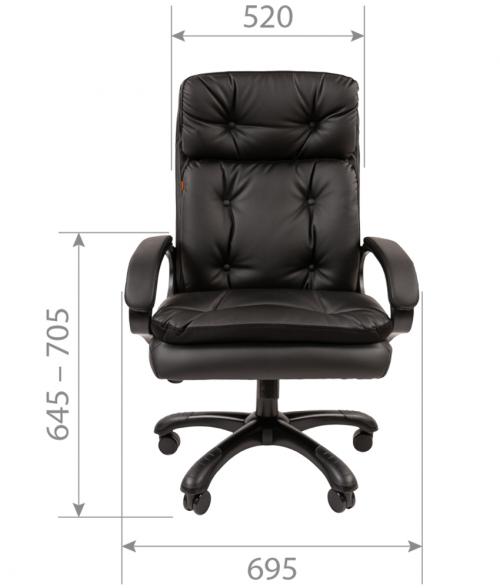 Компьютерное кресло Chairman 442 R 015 Black 00-07127983. Фото 1 в описании