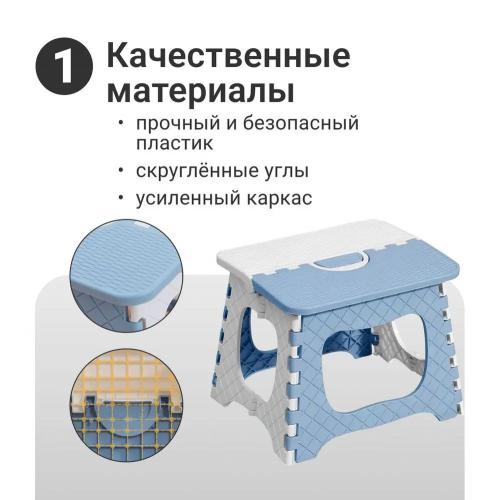 Стул складной Homium Easy Light Blue chair6. Фото 2 в описании