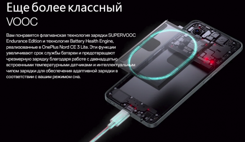 Сотовый телефон OnePlus Nord CE 3 Lite 5G Europe 8/256Gb Chromatic Grey. Фото 5 в описании