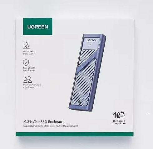 Бокс внешний Ugreen CM559 M.2 NVMe SSD Enclosure 15511. Фото 3 в описании