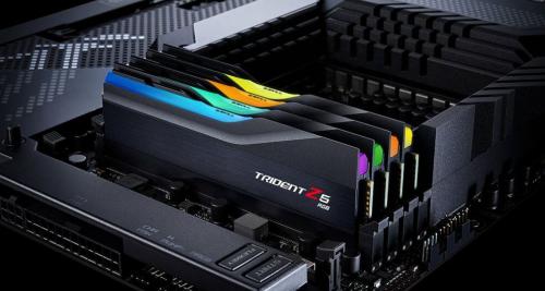 Модуль памяти G.Skill Trident Z5 RGB DDR5 DIMM 6800MHz PC-54400 - 64Gb Kit (2x32Gb) F5-6800J3445G32GX2-TZ5RK. Фото 2 в описании