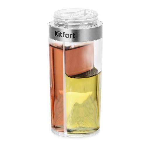 Дозатор для масла и уксуса Kitfort КТ-6015-2 White. Фото 2 в описании