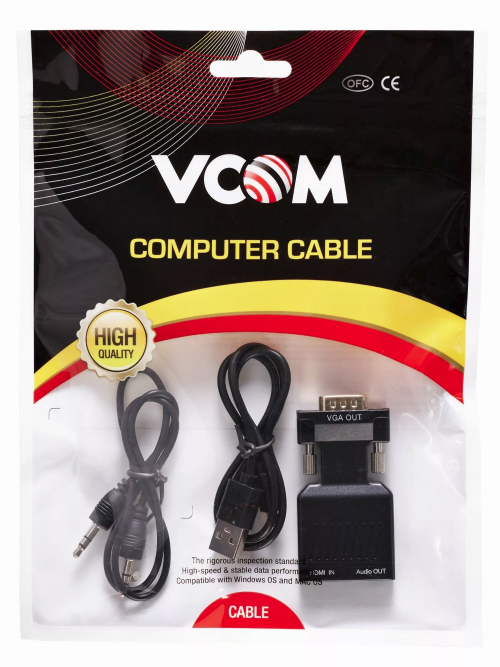Аксессуар Vcom HDMI - VGA + Audio CA336A. Фото 1 в описании