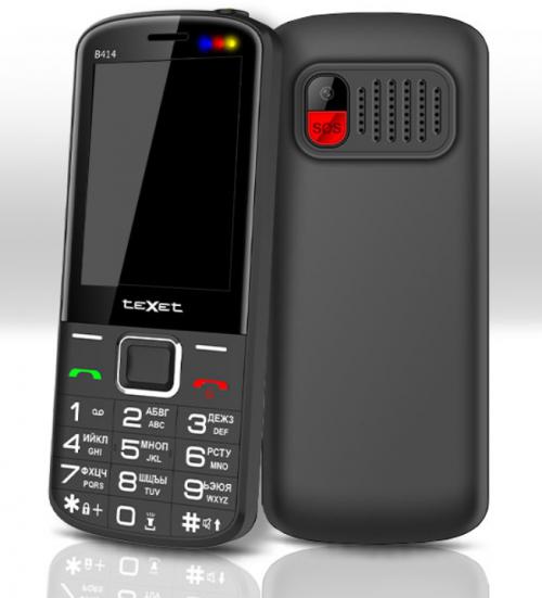 Сотовый телефон teXet TM-B414 Black. Фото 1 в описании