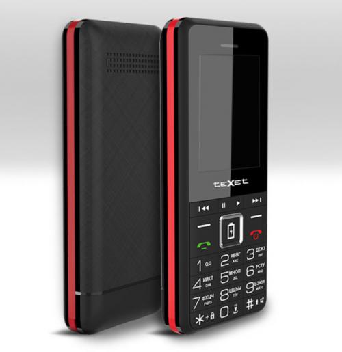 Сотовый телефон teXet TM-D215 Black-Red. Фото 1 в описании