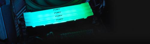Модуль памяти Kingston Fury Renegade RGB RTL Gaming DDR4 DIMM 3200MHz PC4-25600 CL16 - 32Gb Kit (2x16Gb) KF432C16RB12AK2/32. Фото 3 в описании