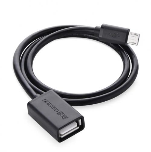 Аксессуар Ugreen Premium OTG USB - Micro USB Black UG-10396. Фото 2 в описании