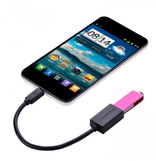 Аксессуар Ugreen Premium OTG USB - Micro USB Black UG-10396. Фото 3 в описании