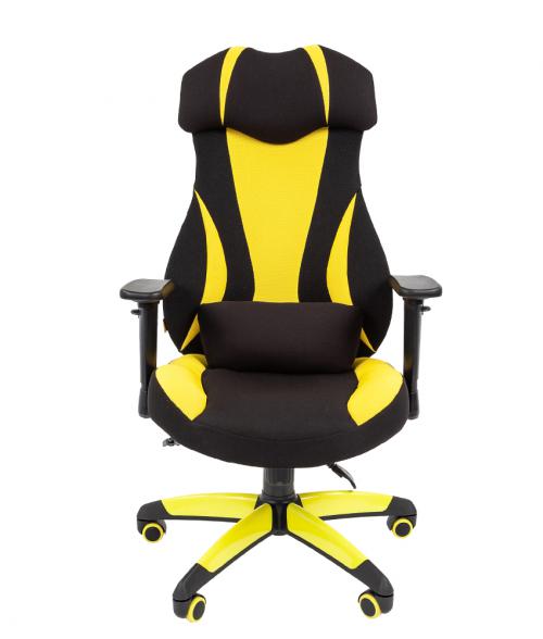 Компьютерное кресло Chairman Game 14 Black-Yellow 00-07022221. Фото 1 в описании