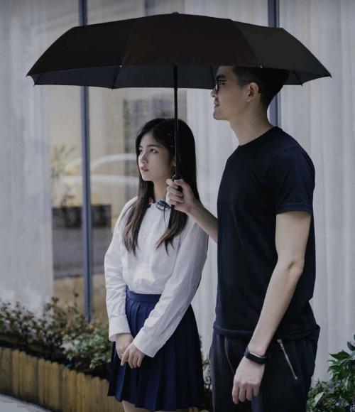 Зонт Xiaomi Empty Valley Automatic Umbrella WD1 Black. Фото 2 в описании