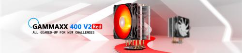 Кулер DeepCool Gammaxx 400 V2 Red (Intel LGA1151/1150/1155/1366 AMD AM4/AM3+/AM3/AM2+/AM2/FM2+/FM2/FM1). Фото 1 в описании