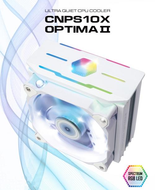 Кулер Zalman CNPS10X Optima II White (Intel LGA2066/2011-V3/2011/115X/1366// AMD AM4/AM3+/AM3/FM2+/FM2). Фото 1 в описании