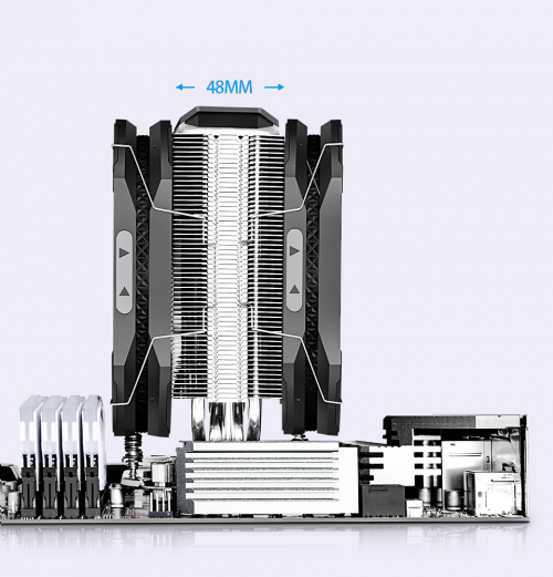 Кулер DeepCool AS500 Plus (Intel LGA20XX/1366/115X/AMD AM4/AM3/+/AM2/+/FM2/+/FM1). Фото 3 в описании
