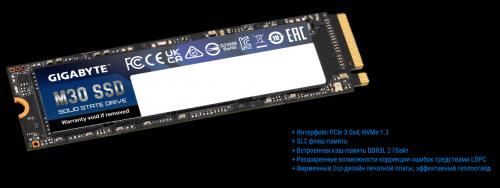 Твердотельный накопитель GigaByte M30 512Gb GP-GM30512G-G. Фото 2 в описании