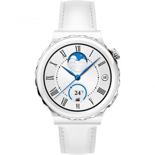 Умные часы Huawei Watch GT 3 Pro Frigga-B19V White Leather Strap 55028857. Фото 18 в описании