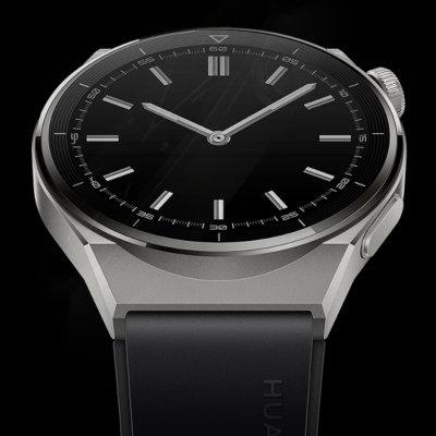 Умные часы Huawei Watch GT 3 Pro Odin-B19V Grey Leather Strap 55028474. Фото 3 в описании
