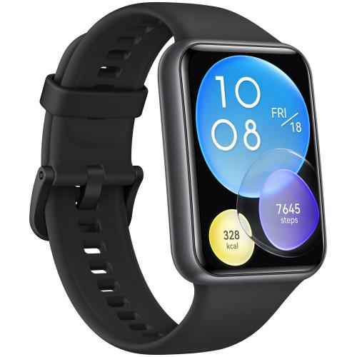 Умные часы Huawei Watch Fit 2 Yoda-B09S Midnight Black Silicone Strap 55028916. Фото 2 в описании