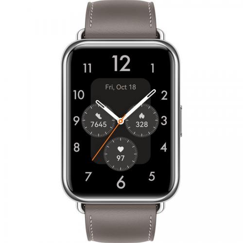 Умные часы Huawei Watch Fit 2 Yoda-B19V Nebula Grey Leather Strap 55029266. Фото 17 в описании