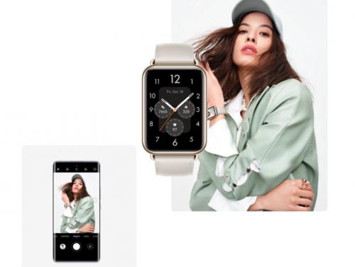 Умные часы Huawei Watch Fit 2 Yoda-B19V Nebula Grey Leather Strap 55029266. Фото 7 в описании