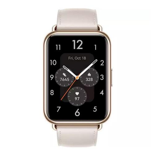 Умные часы Huawei Watch Fit 2 Yoda-B19V Moonlight White Leather Strap 55029265. Фото 2 в описании