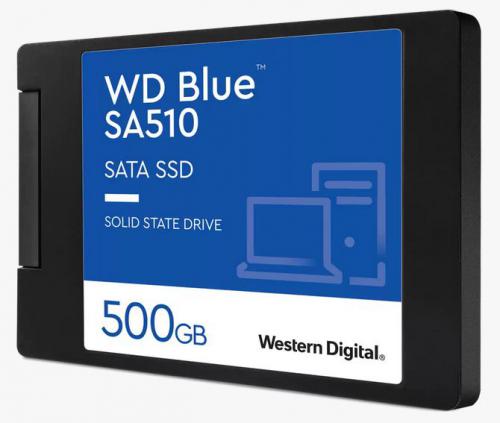 Твердотельный накопитель Western Digital Blue SA510 500Gb WDS500G3B0A. Фото 1 в описании