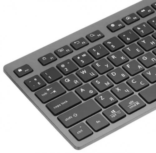 Клавиатура A4Tech Fstyler FX50 USB Slim Grey. Фото 3 в описании