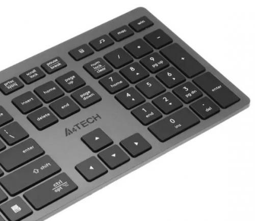 Клавиатура A4Tech Fstyler FX50 USB Slim Grey. Фото 4 в описании