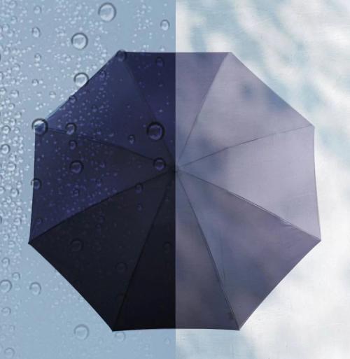 Зонт 90 Points Automatic Umbrella With LED Flashlight Black. Фото 1 в описании
