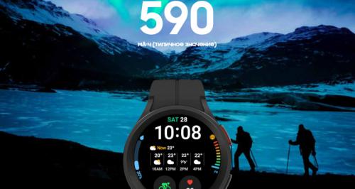 Умные часы Samsung Galaxy Watch 5 Pro 45mm BT Black SM-R920NZKAEUE. Фото 11 в описании