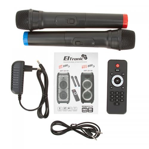 Колонка Eltronic 08 Black 20-58. Фото 2 в описании