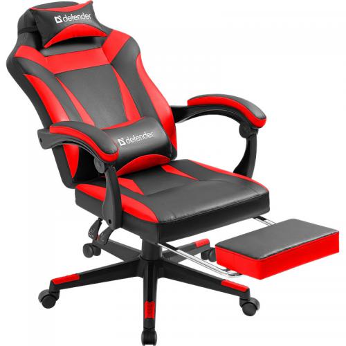 Компьютерное кресло Defender Cruiser Black-Red 64344. Фото 3 в описании