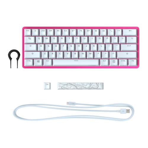 Клавиатура HyperX Alloy Origins 60 Pink 572Y6AA. Фото 12 в описании