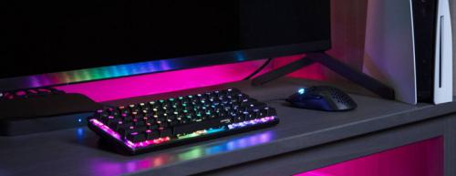 Клавиатура HyperX Alloy Origins 60 Pink 572Y6AA. Фото 5 в описании
