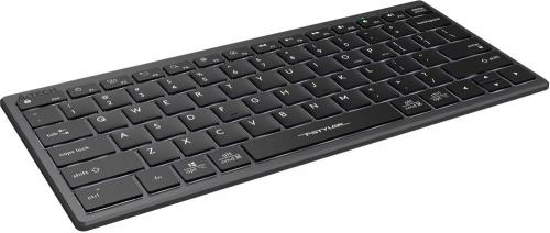 Клавиатура A4Tech Fstyler FX61 USB Slim Multimedia LED Grey-White. Фото 5 в описании