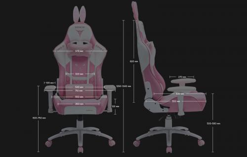 Компьютерное кресло Zone 51 Bunny Pink Z51-BUN-PI. Фото 15 в описании