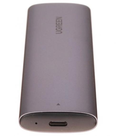 Внешний корпус Ugreen CM400 USB-C Female to M.2 M-Key 10G Enclosure Grey 10902. Фото 2 в описании