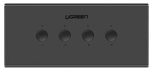 Переключатель KVM Ugreen CM154 4-Port USB KVM Switch Box 50280. Фото 2 в описании