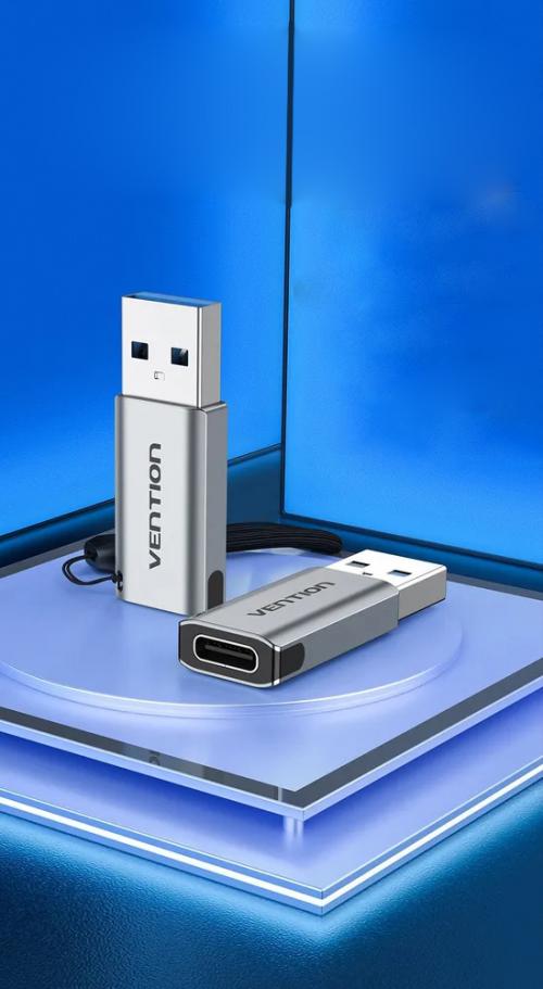 Аксессуар Vention OTG USB-C/F - USB 3.0 AM CDPH0. Фото 1 в описании