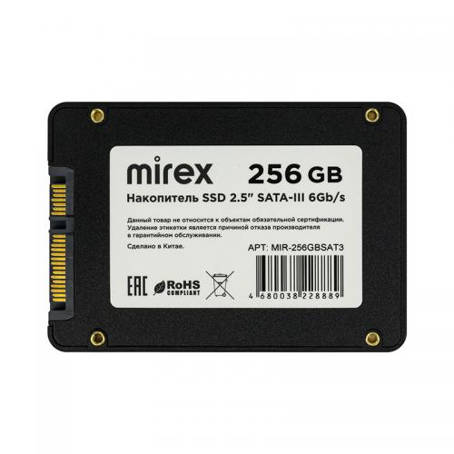Твердотельный накопитель Mirex 256Gb 13640-256GBSAT3. Фото 2 в описании
