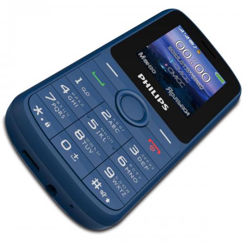 Сотовый телефон Philips Xenium E2101 Blue. Фото 4 в описании
