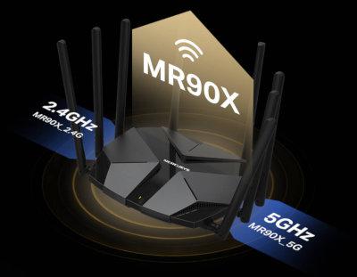 Wi-Fi роутер Mercusys MR90X AX6000. Фото 10 в описании
