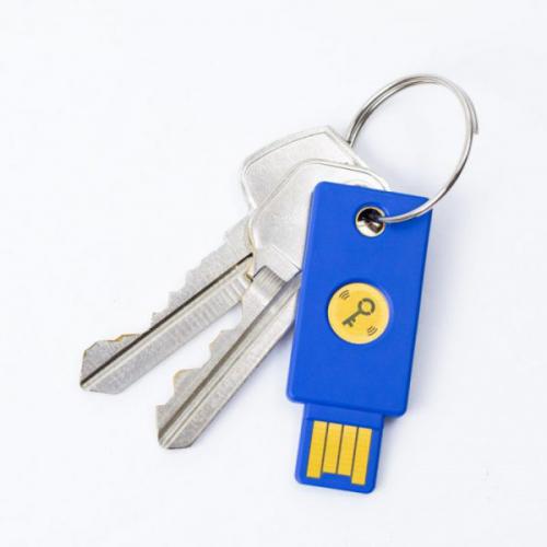 Аппаратный ключ Yubikey Security Key NFC USB-A. Фото 1 в описании