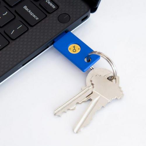 Аппаратный ключ Yubikey Security Key NFC USB-A. Фото 2 в описании