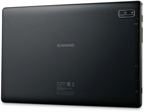 Планшет SunWind Sky 1430D 4G Black (Spreadtrum T310 2.0GHz/4096Mb/64Gb/GPS/4G/Wi-Fi/Bluetooth/Cam/10.1/1280x800/Android). Фото 2 в описании