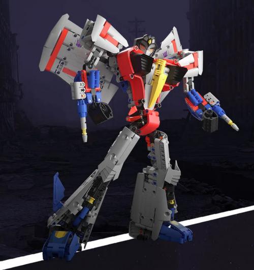 Конструктор Onebot Transformers StarScream 860 дет. OBHZZ03HZB HZZ. Фото 1 в описании