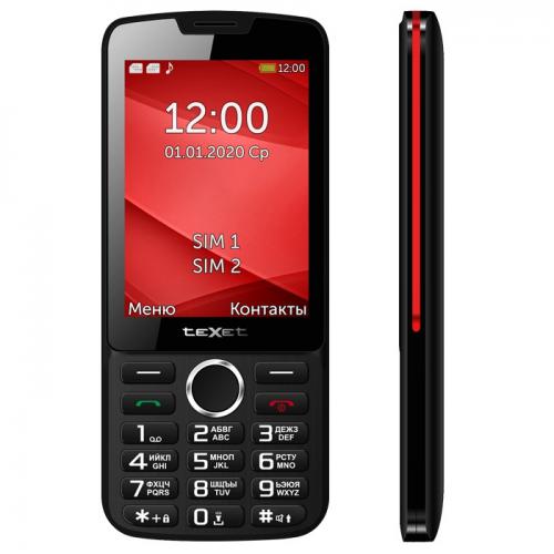 Сотовый телефон teXet TM-308 Black-Red. Фото 2 в описании