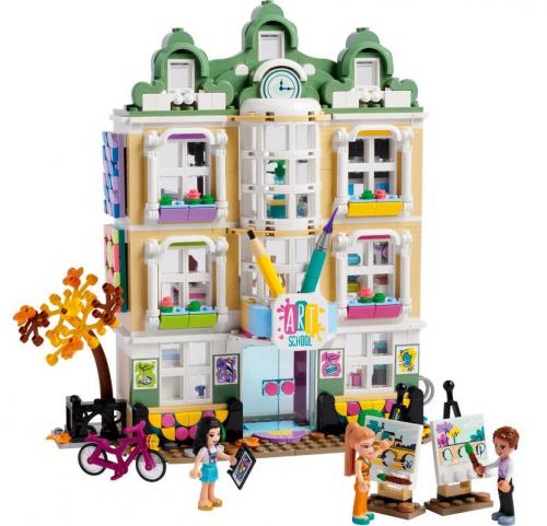 Lego Friends Художественная школа Эммы 844 дет. 41711. Фото 1 в описании