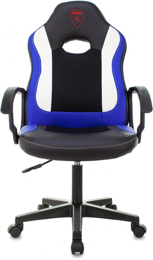 Компьютерное кресло Zombie 11LT Black-Blue 1836294. Фото 1 в описании